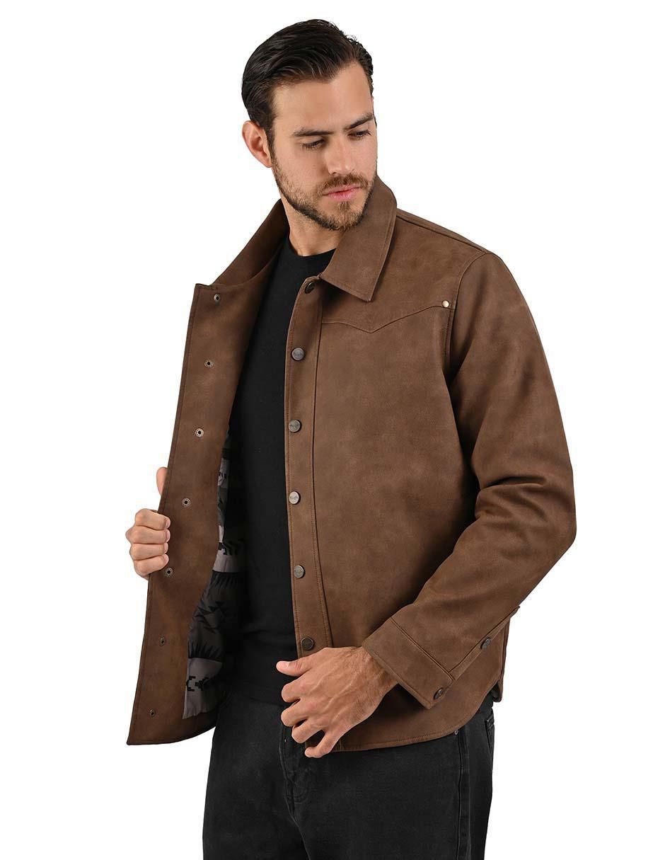 Chamarra casual con bolsillos para hombre 4