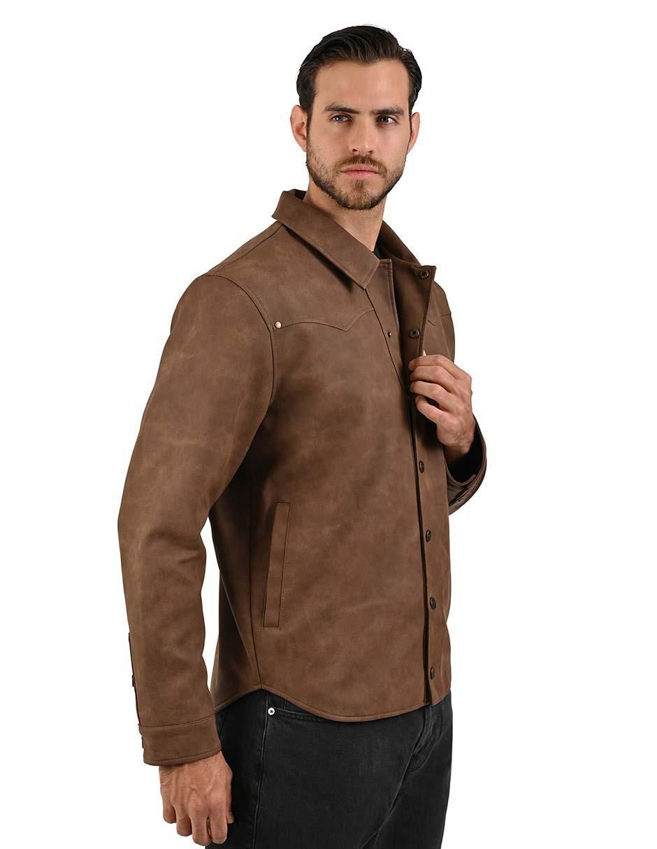 Chamarra casual con bolsillos para hombre 5