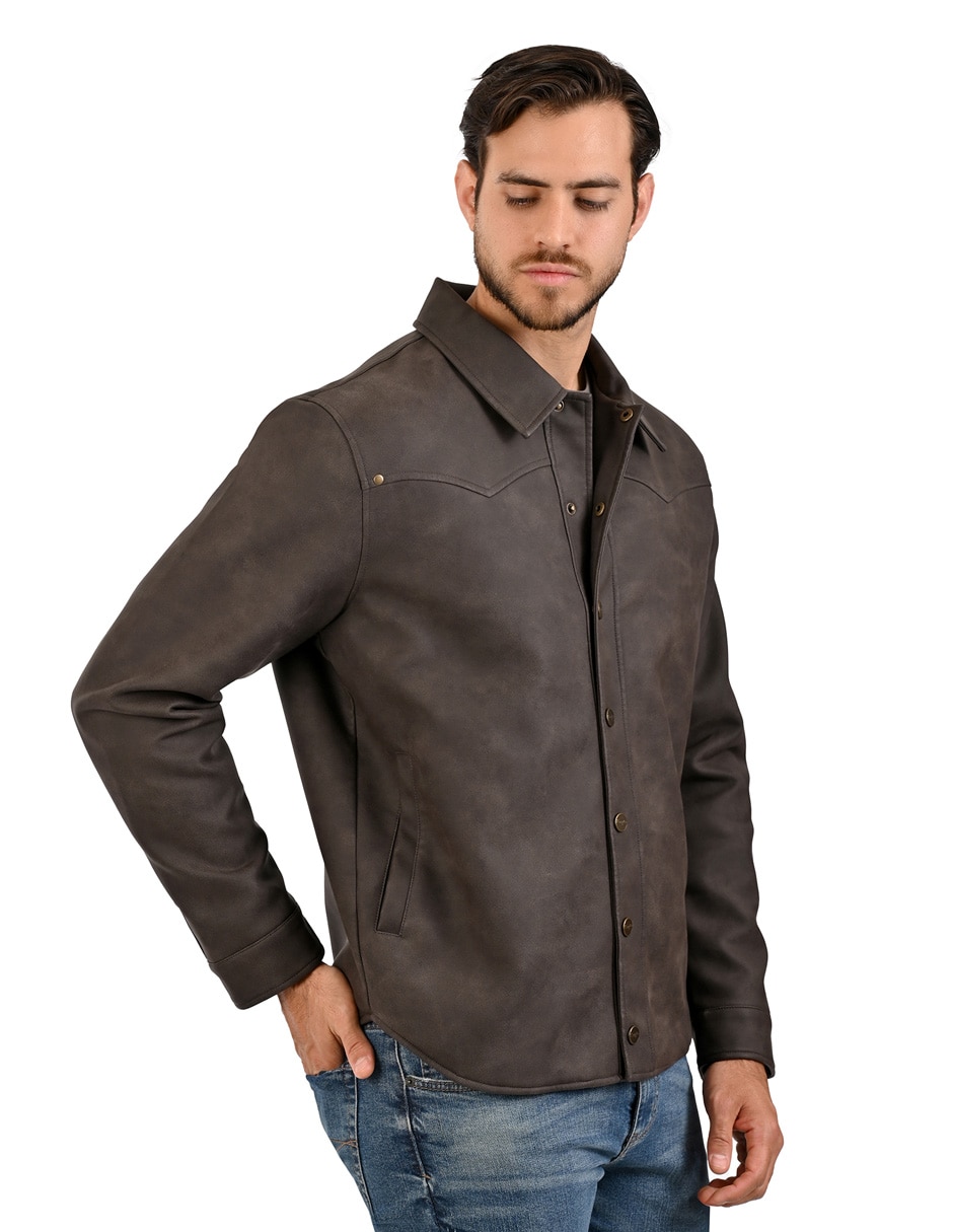 Chamarra casual Wrangler con bolsillos para hombre