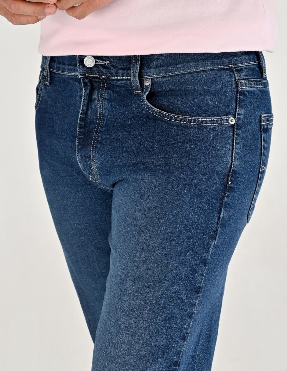 Jeans regular Yale lavado stone wash para hombre