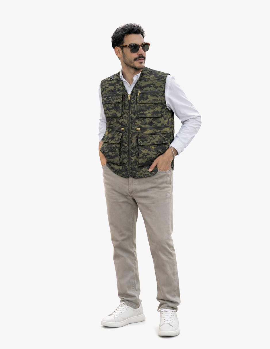Chaleco Nyd con bolsillos para hombre