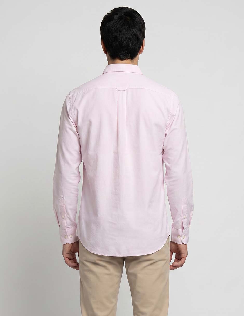 Camisa casual de algodón manga larga para hombre 2