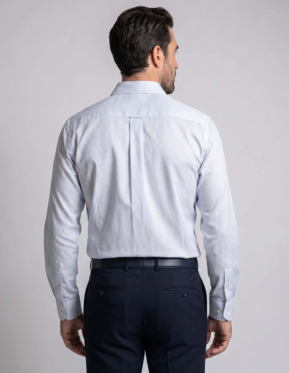 Camisa casual Izod manga larga para hombre