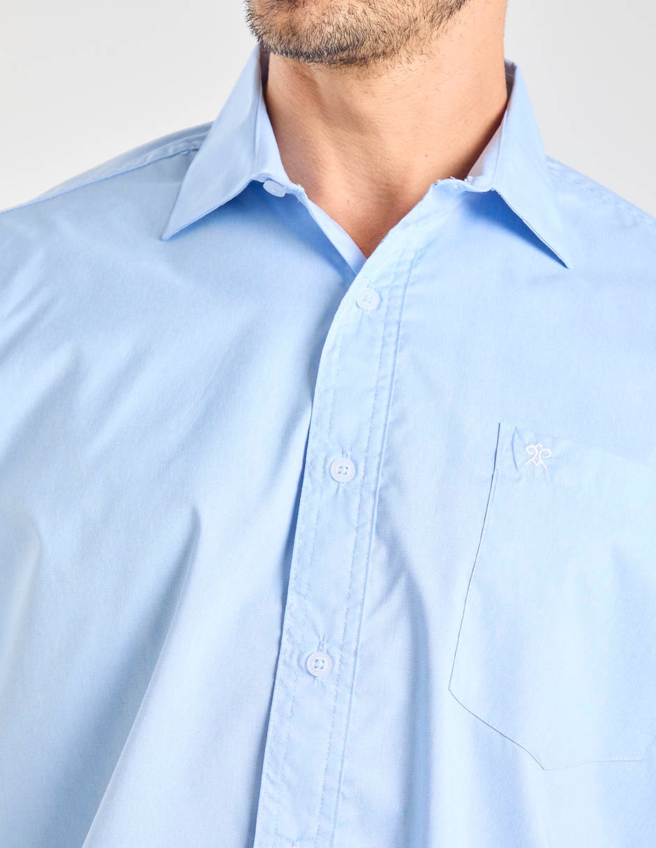 Camisa casual Cavalatti de algodón manga corta para hombre