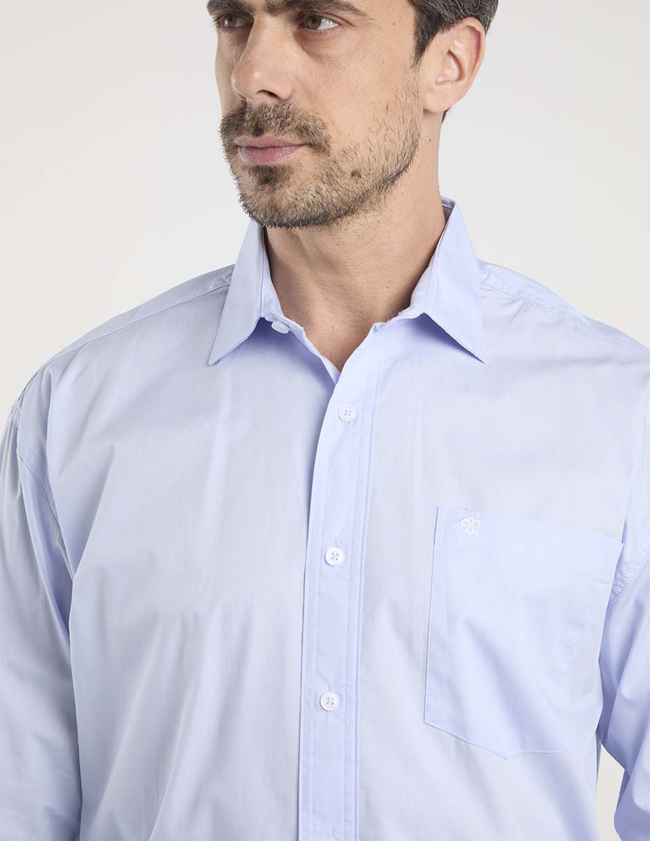 Camisa casual de algodón manga larga para hombre 5