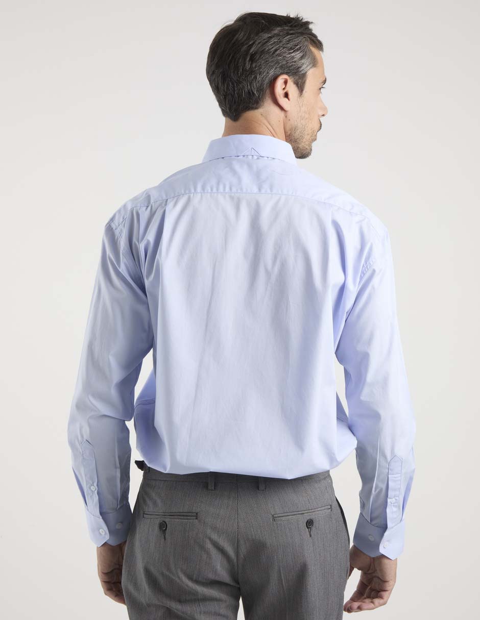 Camisa casual de algodón manga larga para hombre 6