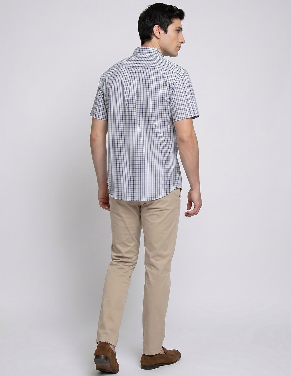 Camisa casual manga corta para hombre 5
