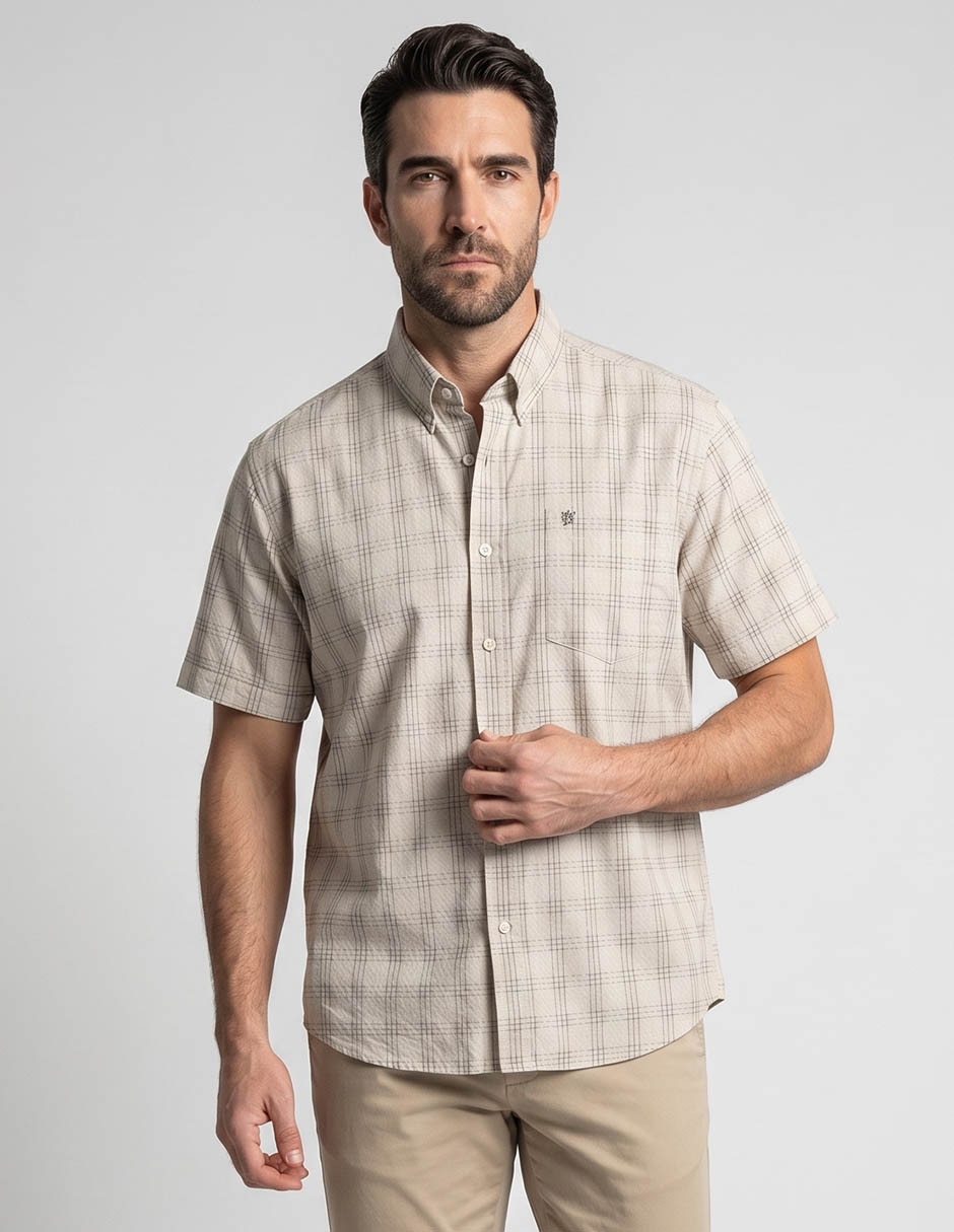 'camisa/sobrecamisa' casual 'de' (si aplica) mezcla de materiales 'manga' corta 'para hombre' 'camisa/sobrecamisa' casual 'de' (si aplica) mezcla de materiales 'manga' corta 'para hombre'