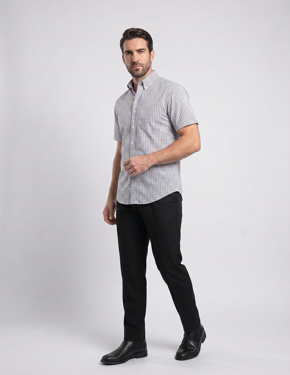 Camisa casual manga corta para hombre 3
