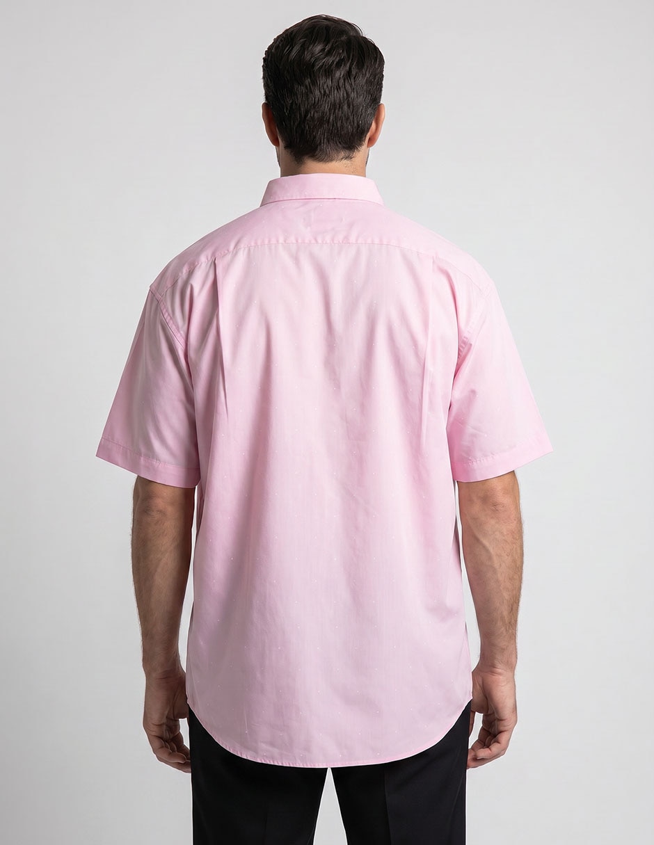 Camisa/Sobrecamisa Casual De (Si Aplica) Mezcla De Materiales Manga Corta Para Hombre 3