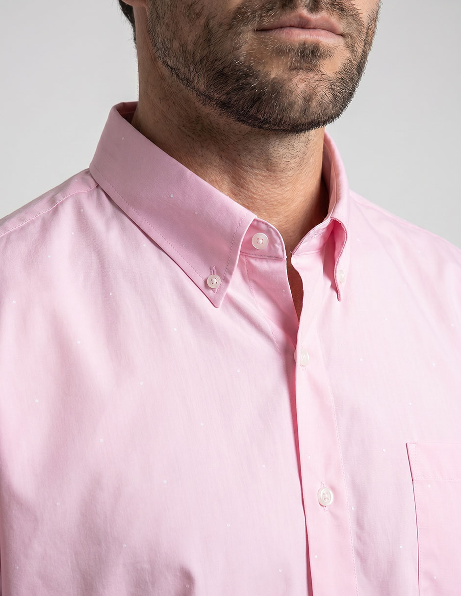 Camisa/Sobrecamisa Casual De (Si Aplica) Mezcla De Materiales Manga Corta Para Hombre 4