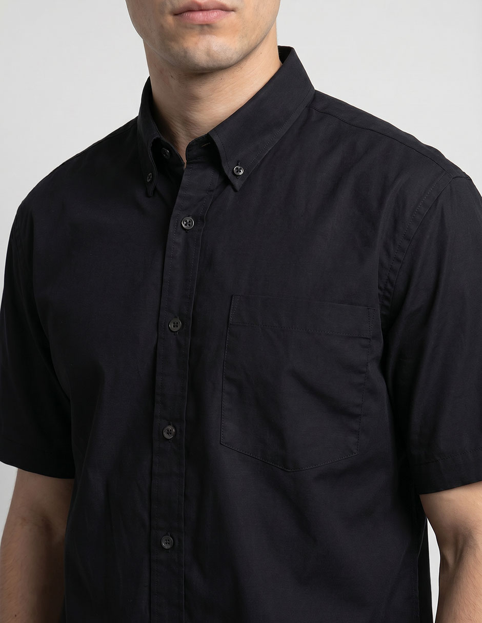 Camisa casual cavalatti manga corta para hombre