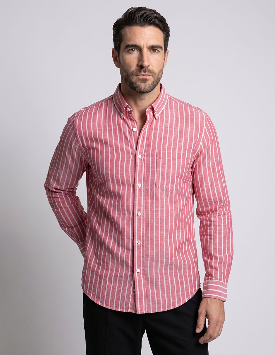 Camisa/Sobrecamisa Casual De (Si Aplica) Mezcla De Materiales Manga Larga Para Hombre Camisa/Sobrecamisa Casual De (Si Aplica) Mezcla De Materiales Manga Larga Para Hombre