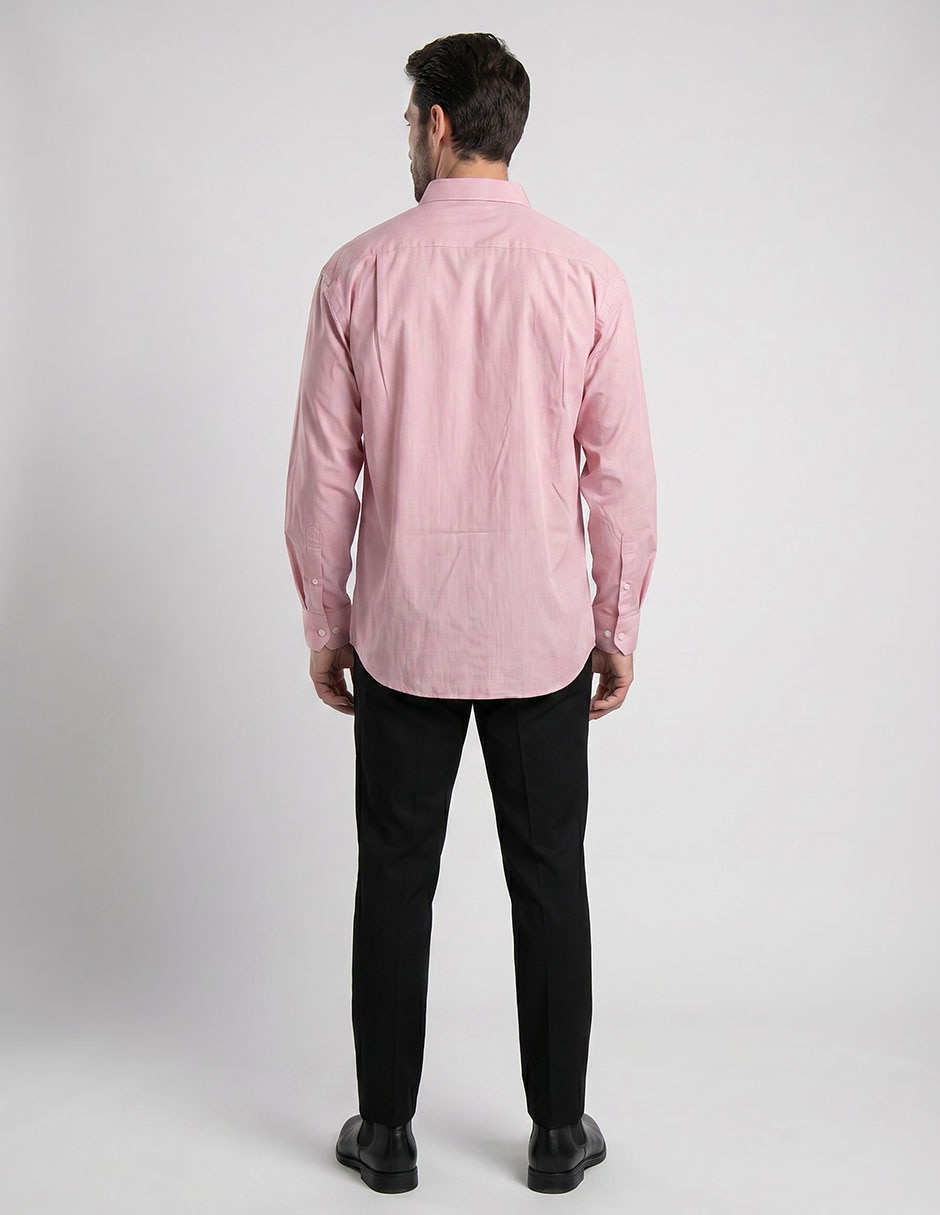 Camisa/Sobrecamisa Casual De (Si Aplica) Mezcla De Materiales Manga Larga Para Hombre