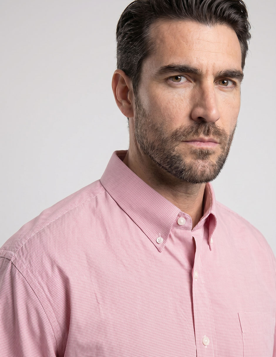 Camisa/Sobrecamisa Casual De (Si Aplica) Mezcla De Materiales Manga Larga Para Hombre