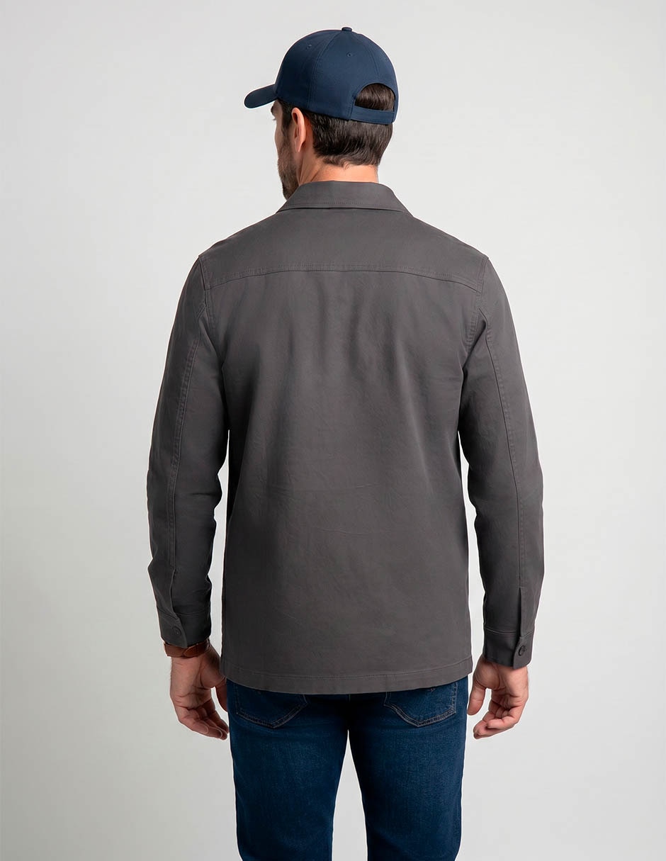 Camisa casual de algodón manga larga para hombre 2