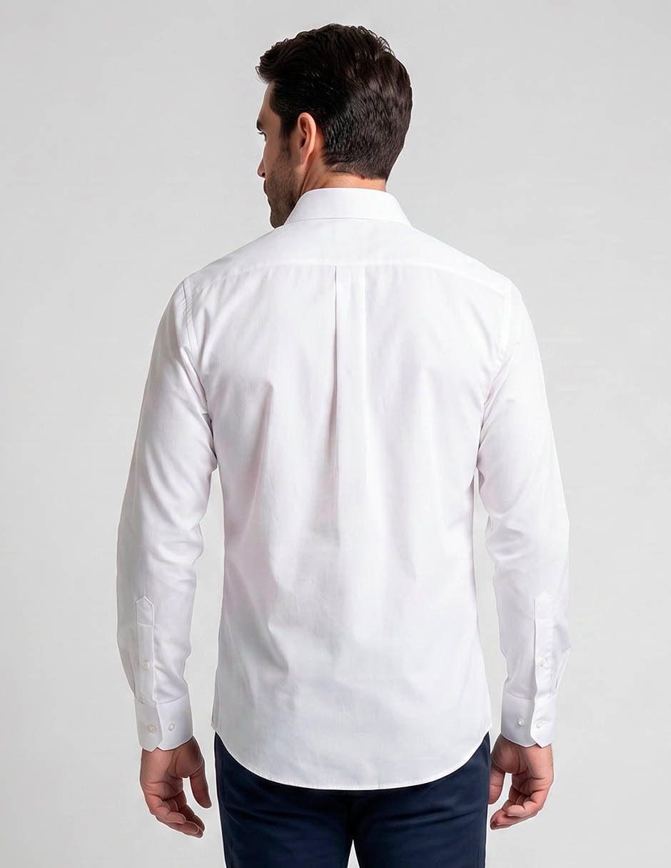 Camisa casual izod manga larga para hombre