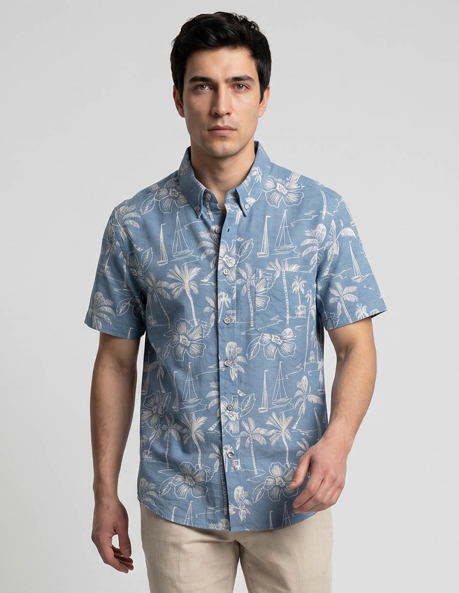 Camisa algodón para hombre
