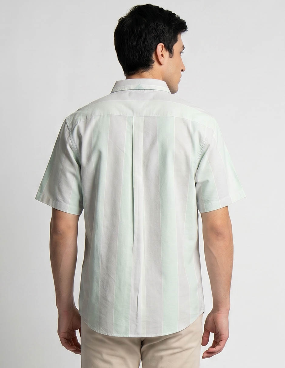 Camisa casual manga corta para hombre