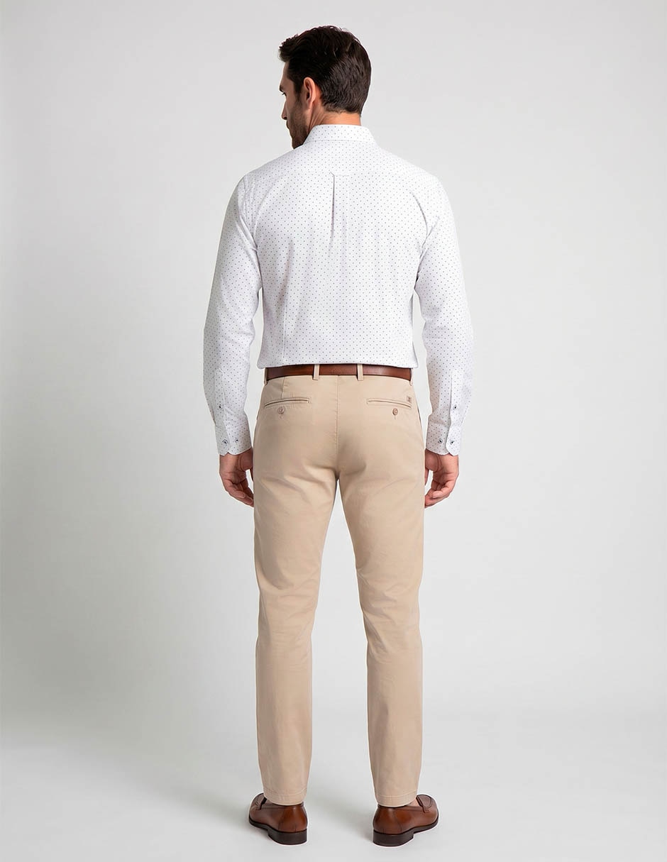 Camisa casual de manga larga para hombre