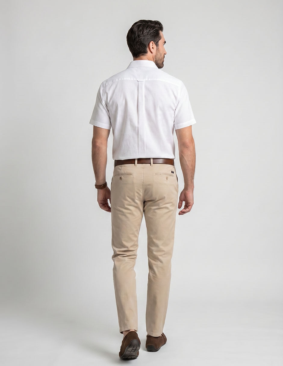 Camisa casual manga corta para hombre