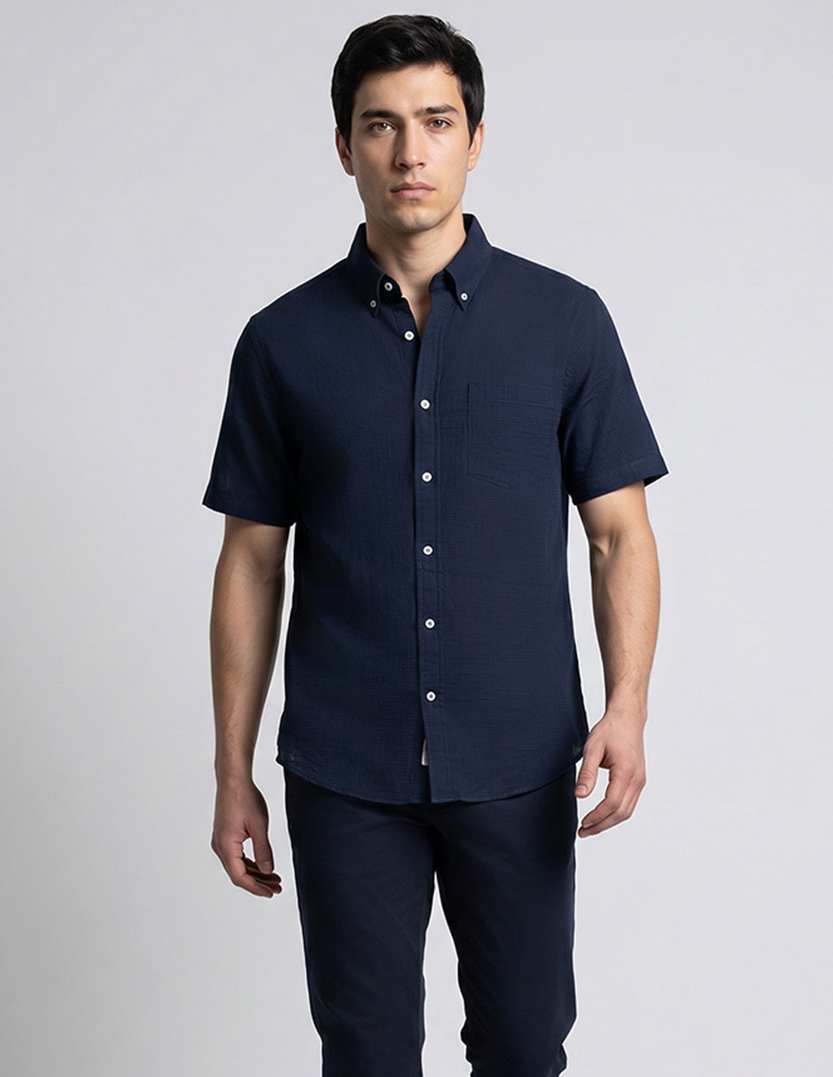 Camisa Regular Para Hombre