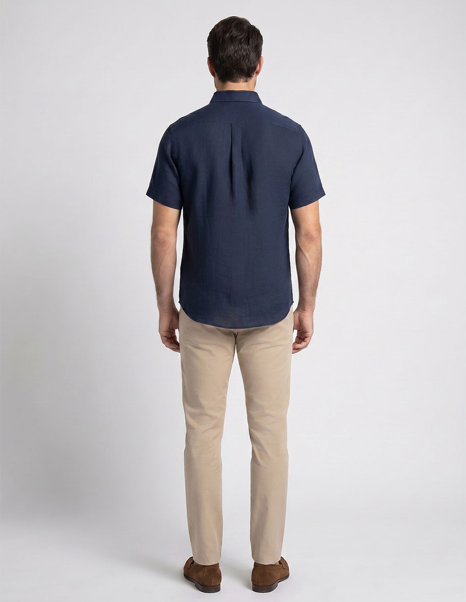 Camisa casual manga corta para hombre 2