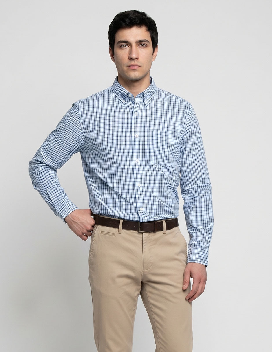 Camisa Regular Para Hombre