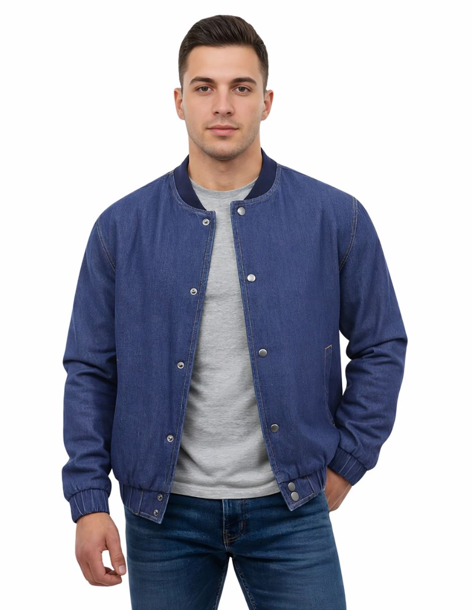 Chamarra bomber Copa de mezclilla para hombre