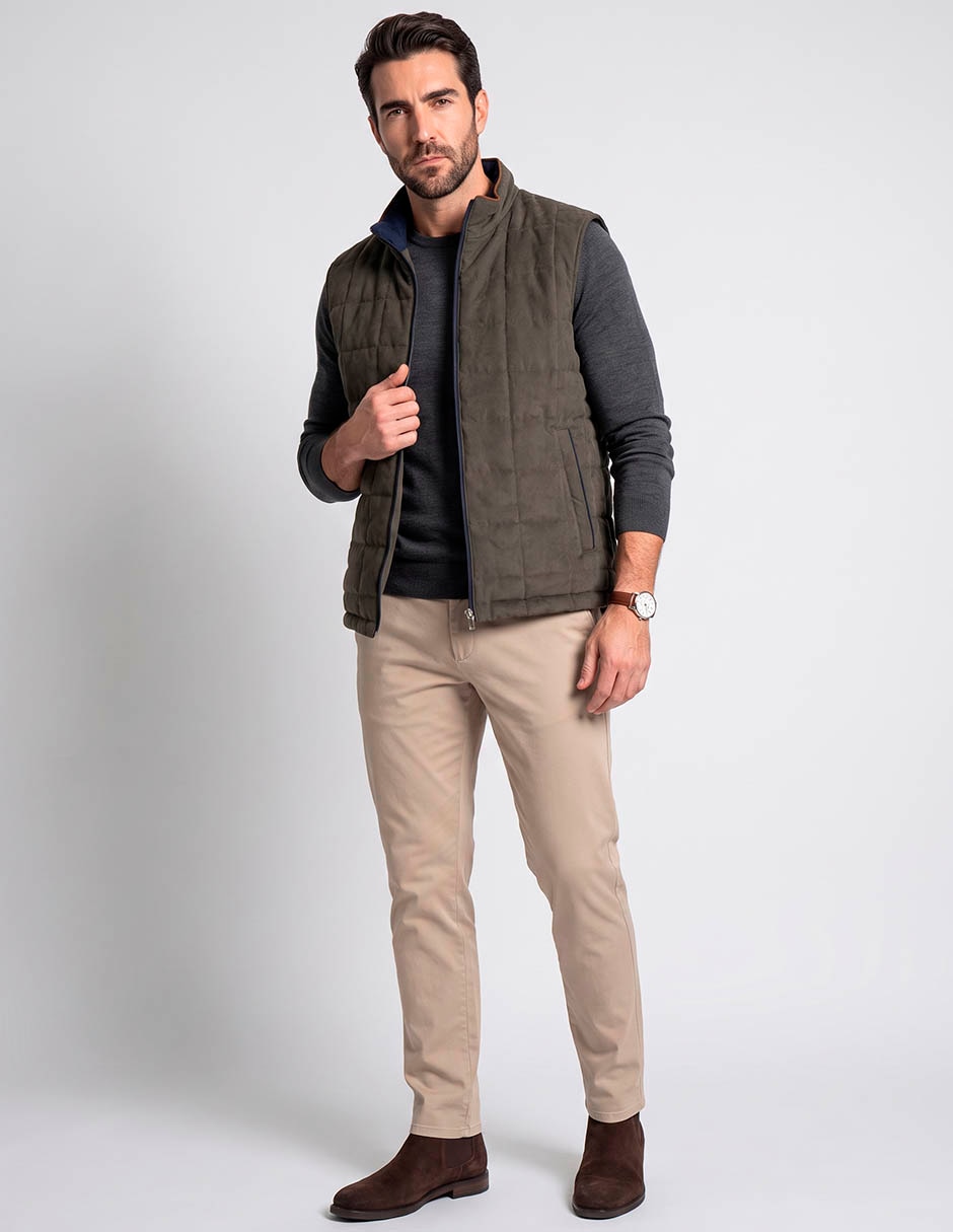 Chaleco con bolsillos para hombre Chaleco con bolsillos para hombre
