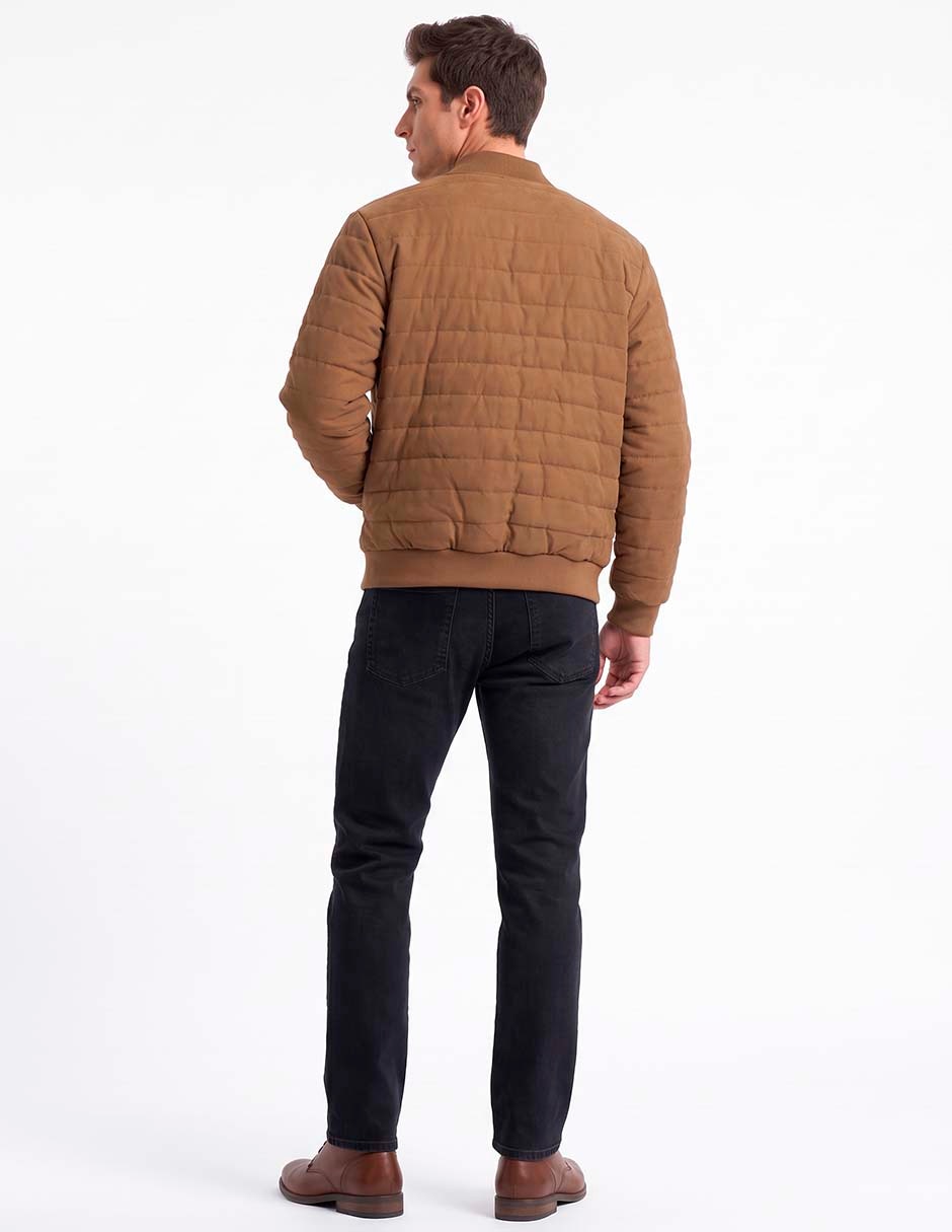 Chamarra bomber con bolsillos para hombre