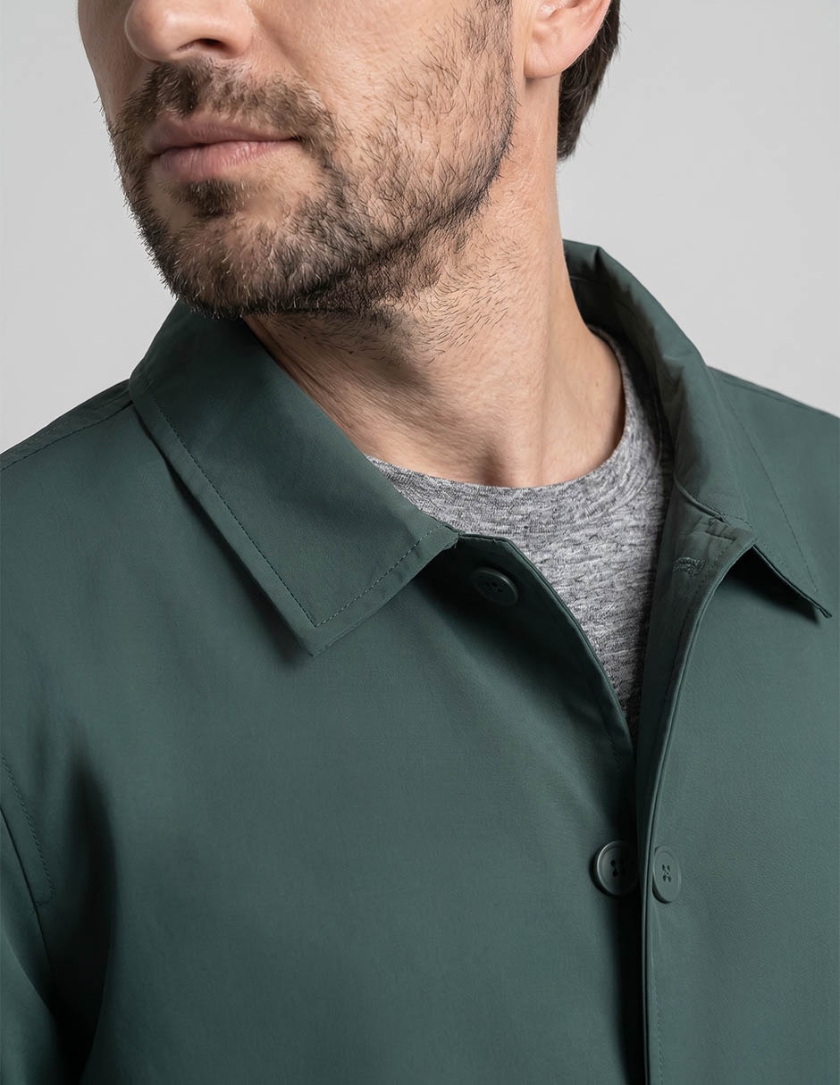 Chamarra casual polosur con bolsillos para hombre