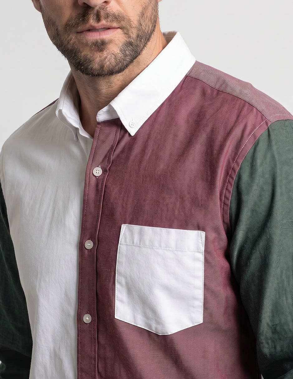 Camisa/Sobrecamisa Casual de (si aplica) Algodón manga Larga para hombre 3