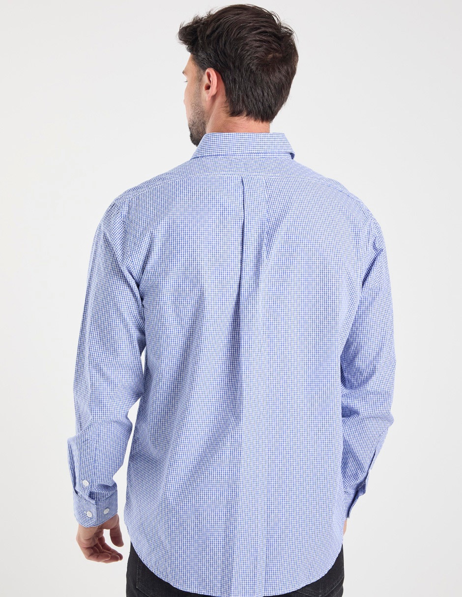 Camisa casual de algodón manga larga para hombre 2