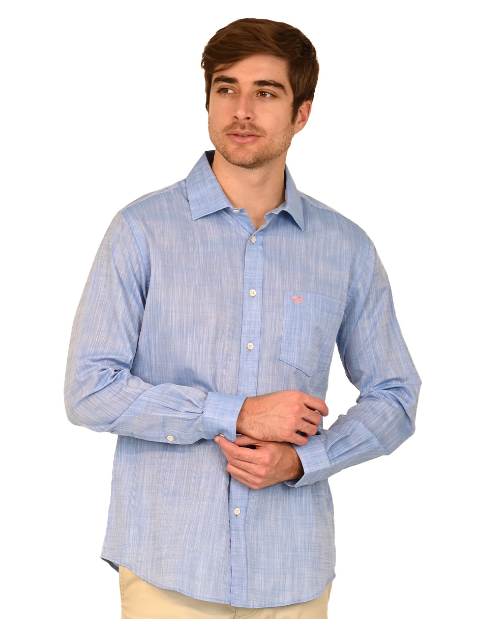 Camisa/sobrecamisa casual de algodón manga larga para hombre Camisa/sobrecamisa casual de algodón manga larga para hombre
