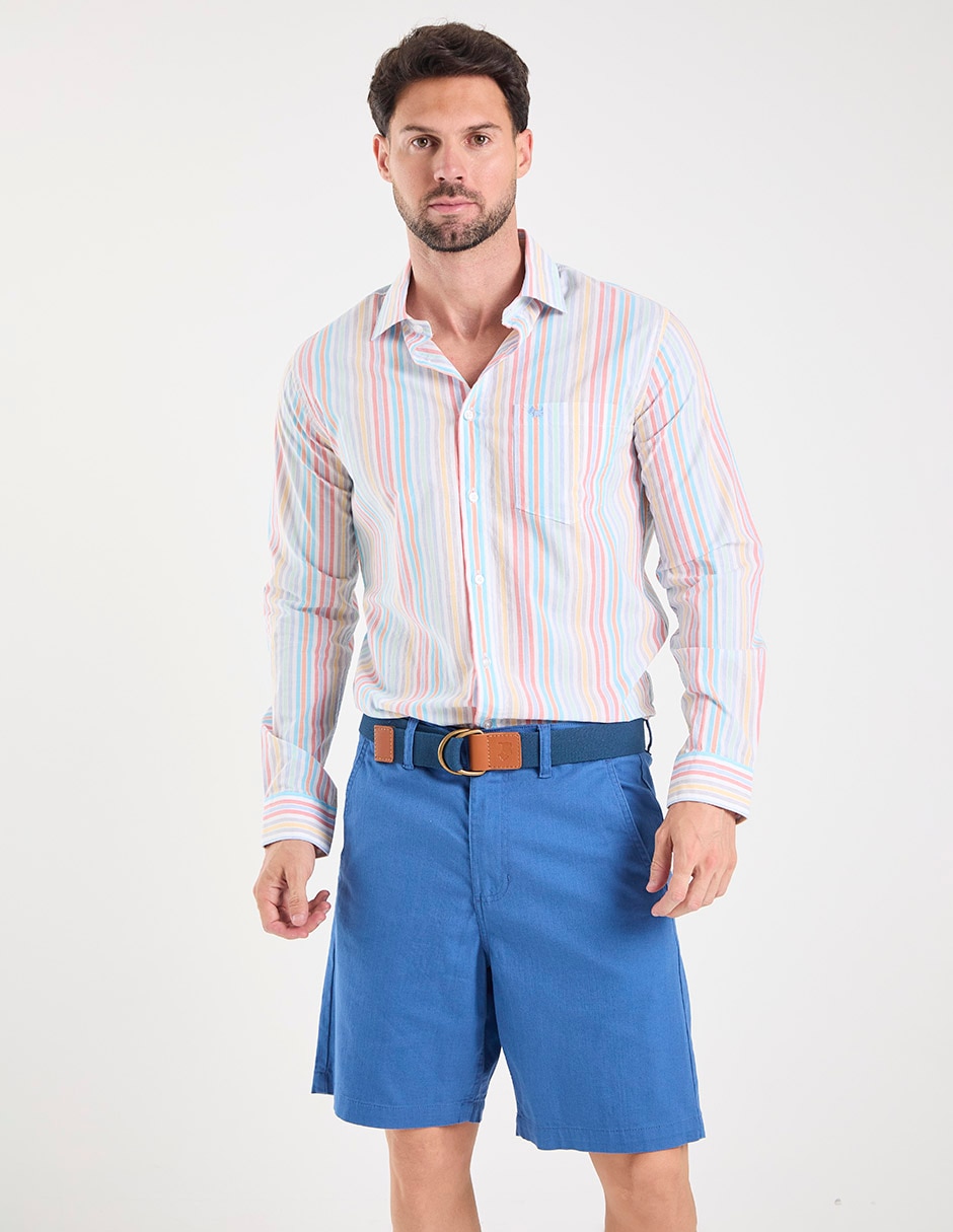 Bermuda de algodón para hombre