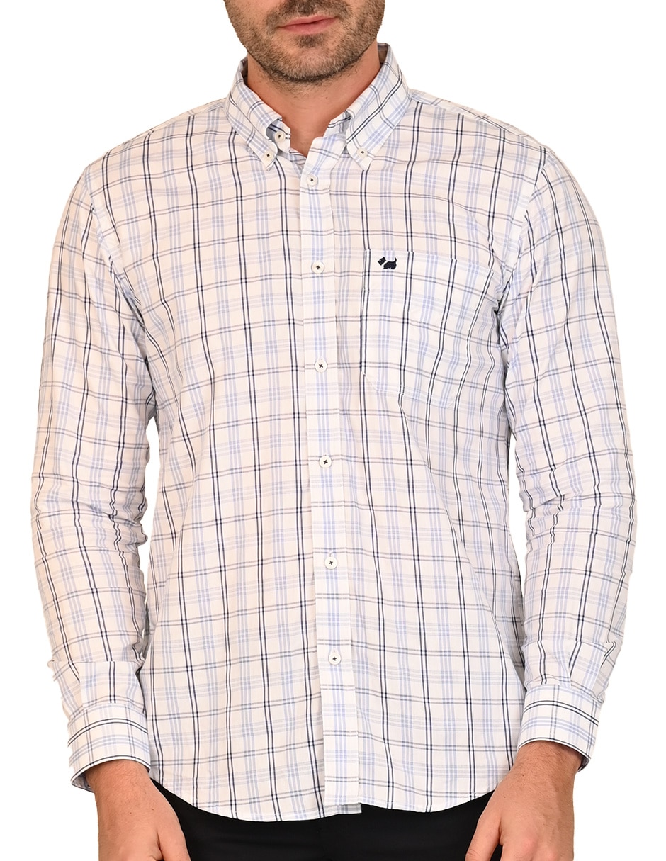 Camisa casual de algodón manga larga para hombre 3