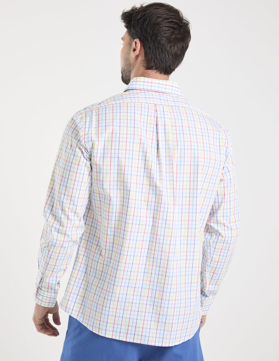 Camisa casual de algodón manga larga para hombre 2