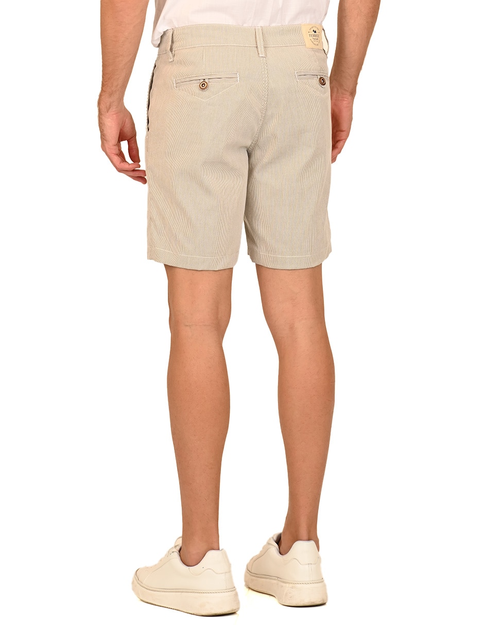 Bermuda de algodón para hombre