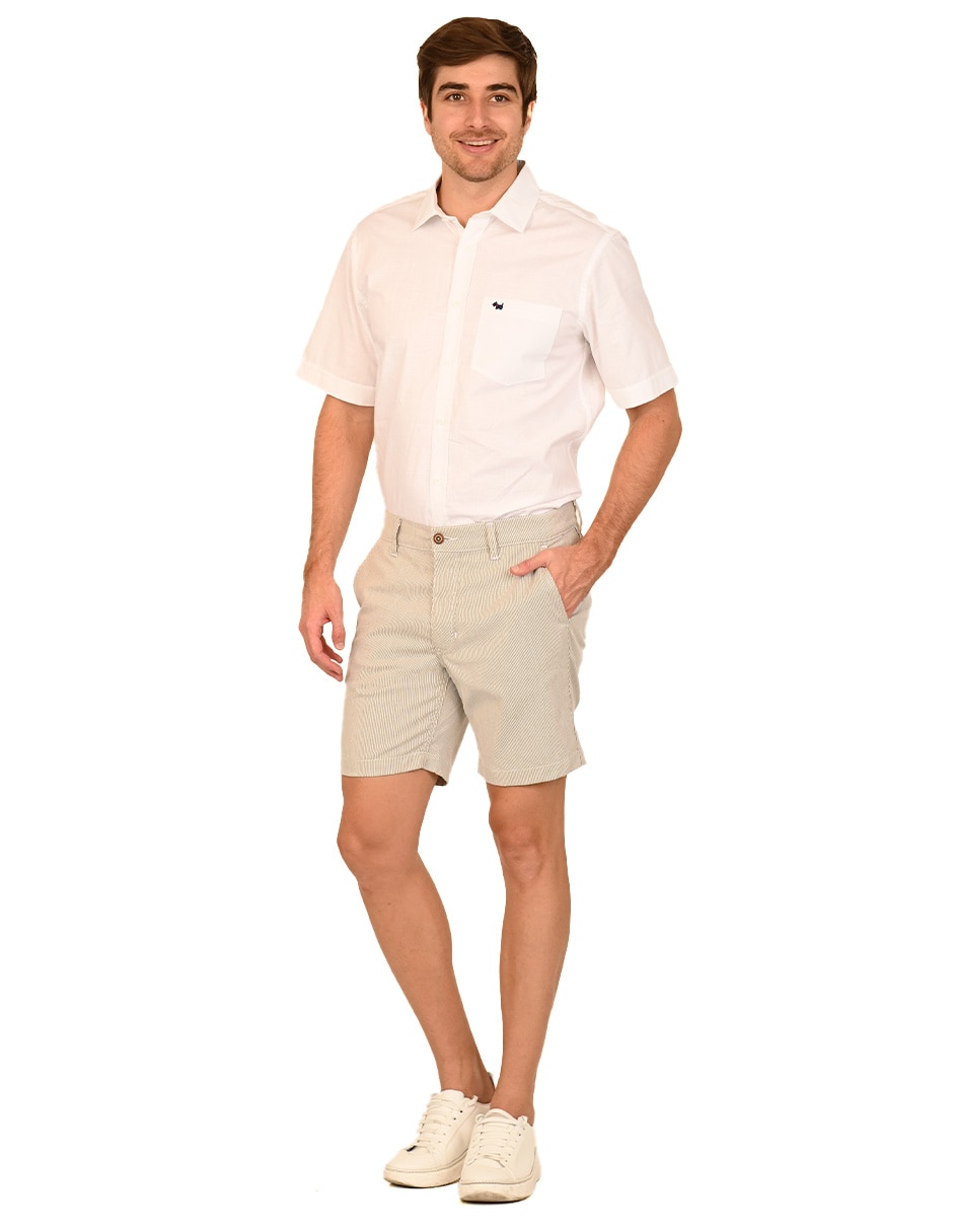 Bermuda de algodón para hombre