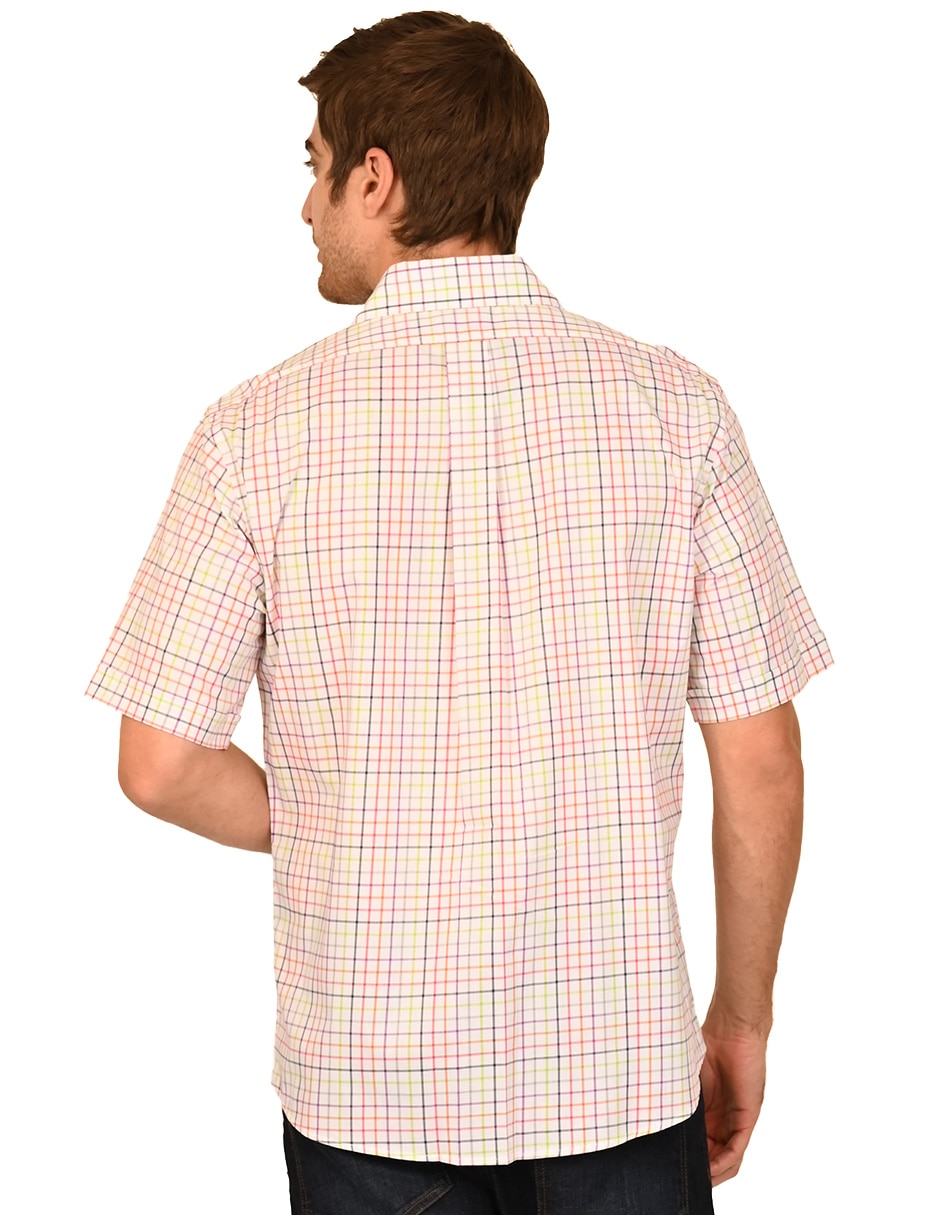 Camisa casual de algodón manga corta para hombre 3