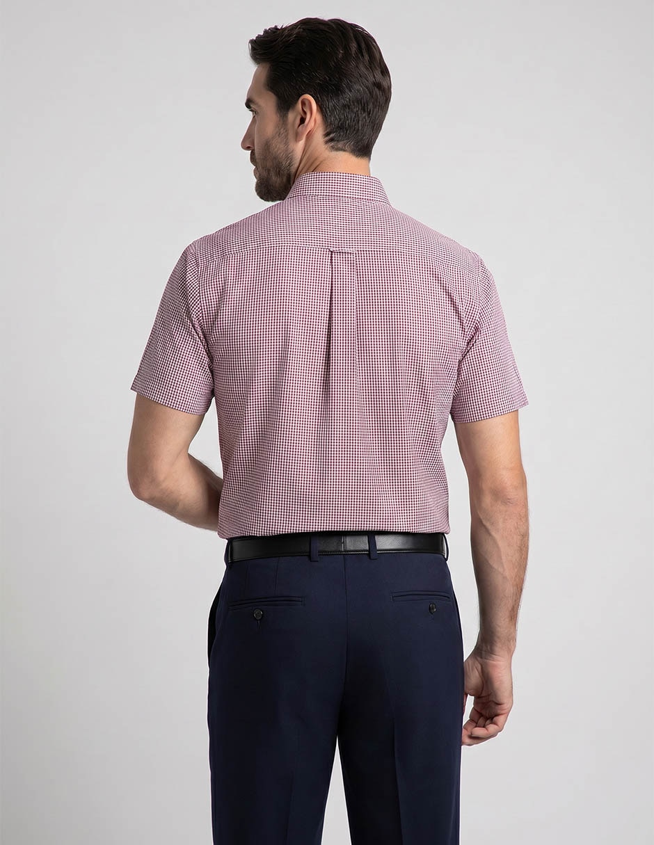 Camisa casual de algodón manga corta para hombre 2