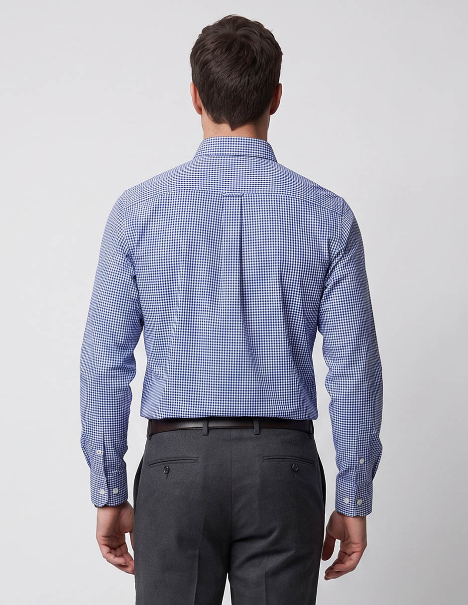 Camisa casual de algodón manga larga para hombre 2