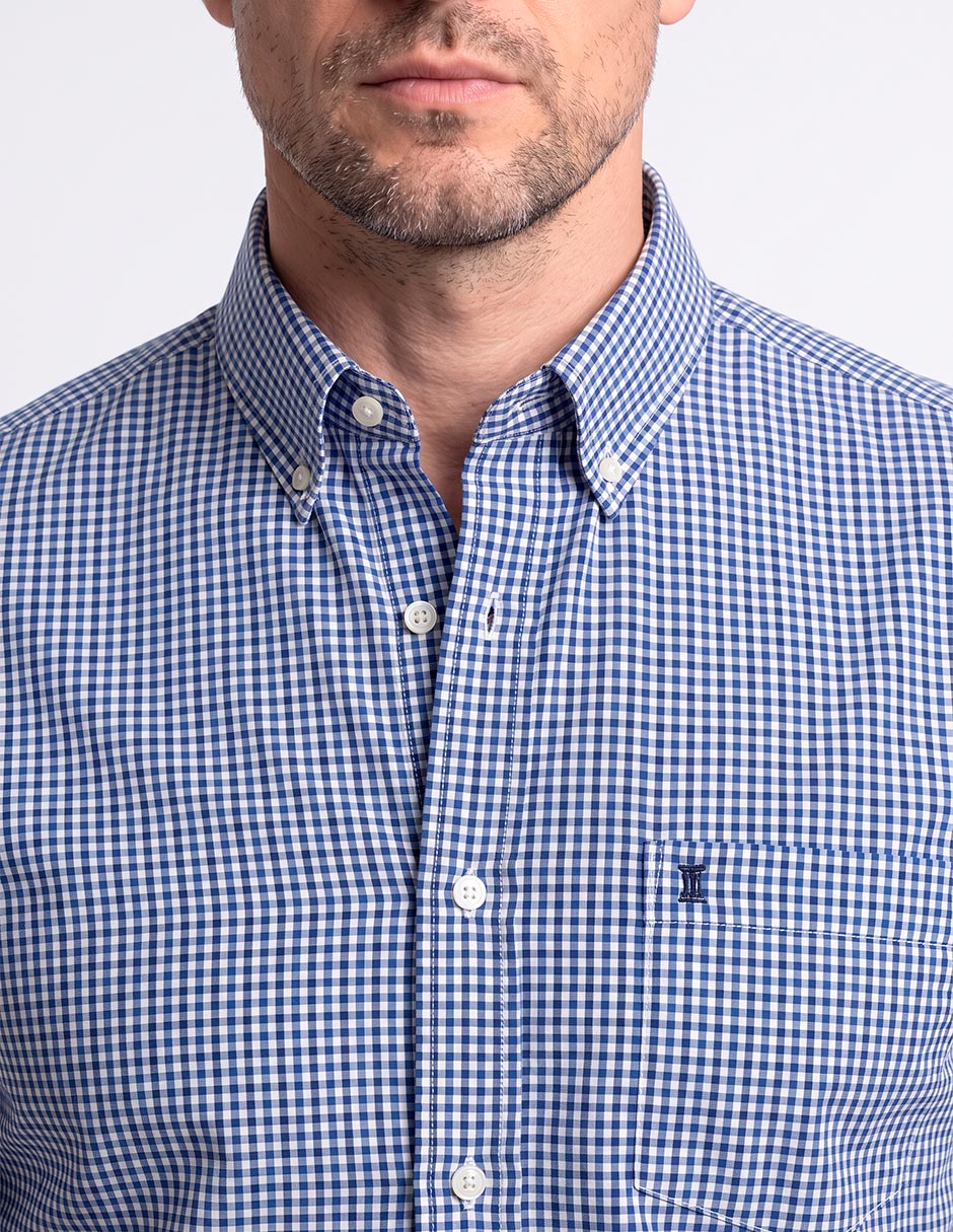Camisa casual de algodón manga larga para hombre 2