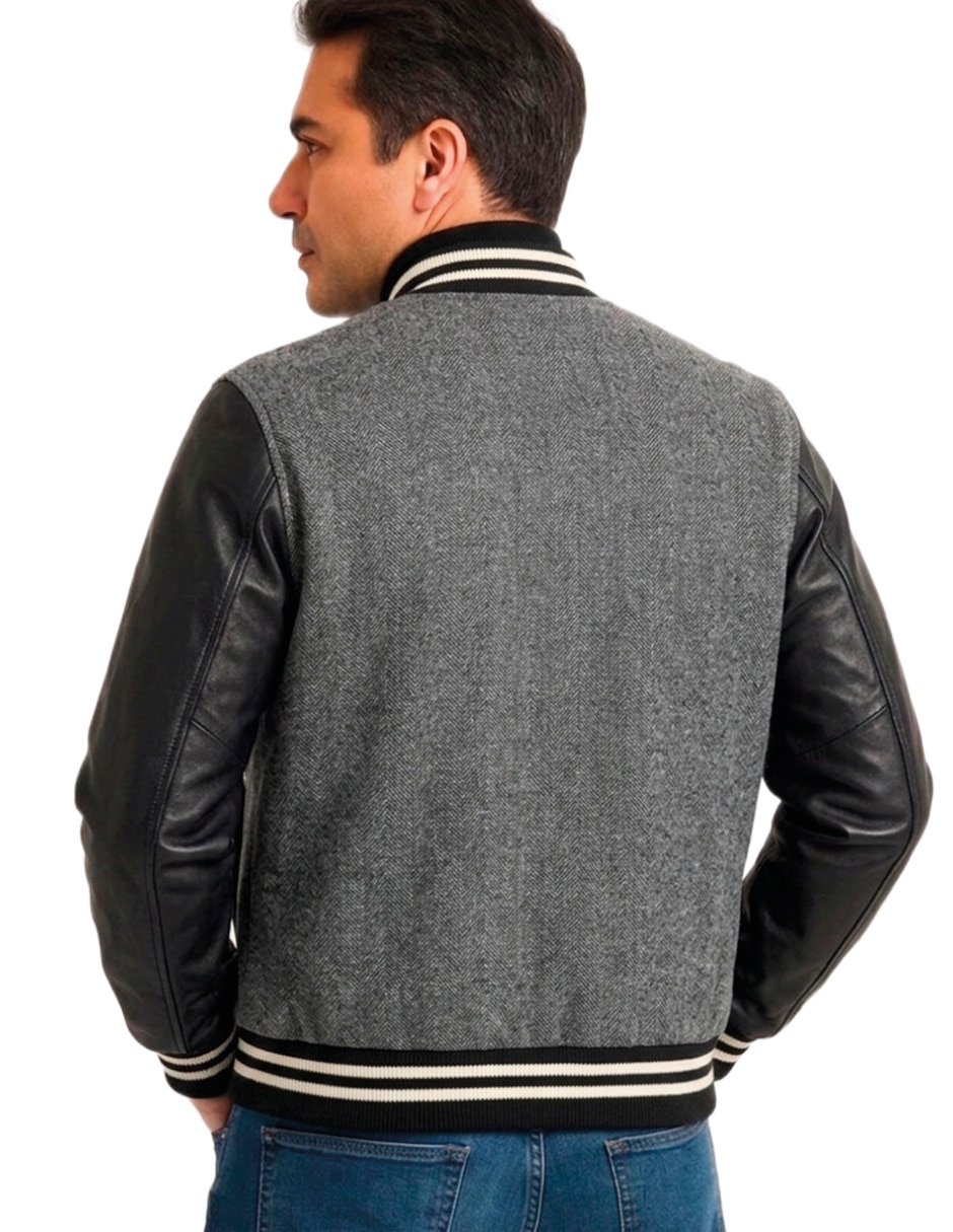 Chamarra beisbolera impermeable para hombre 2