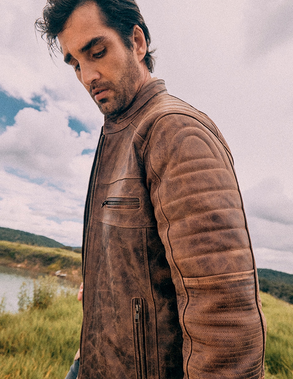 Chamarra casual impermeable para hombre 4