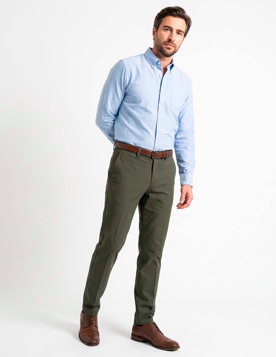 Pantalón de vestir straight para hombre