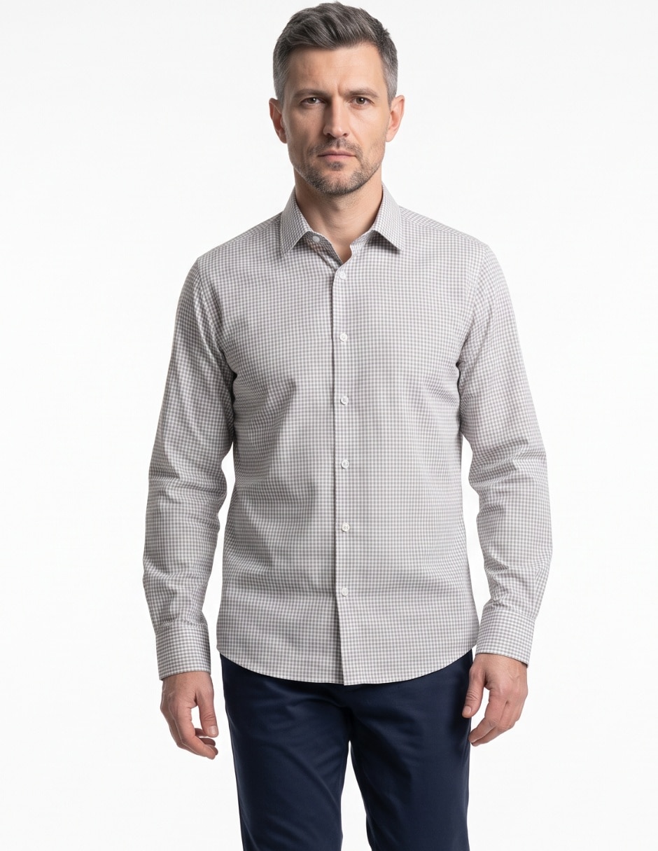 Camisa casual Haggard manga larga para hombre Camisa casual Haggard manga larga para hombre