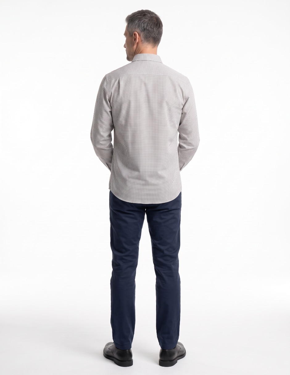 Camisa casual Haggard manga larga para hombre 2