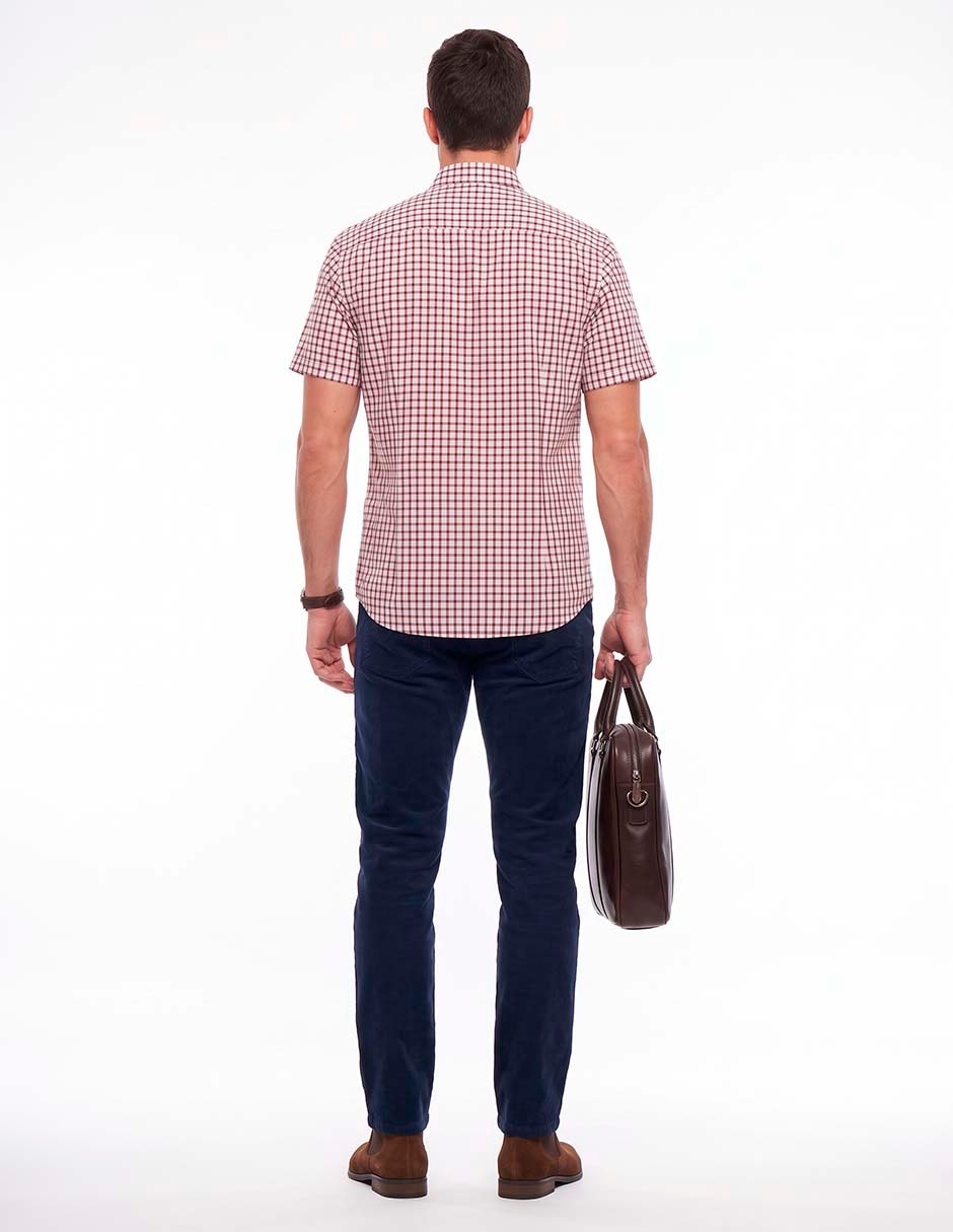 Camisa/Sobrecamisa Casual de (si aplica) Algodón manga Corta para hombre 2